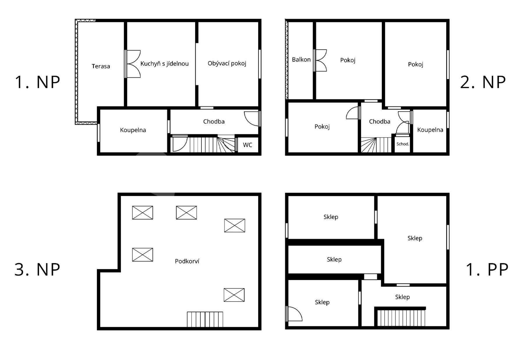 house for sale, 182 m², Mánesova, Česká Lípa, Liberecký Region