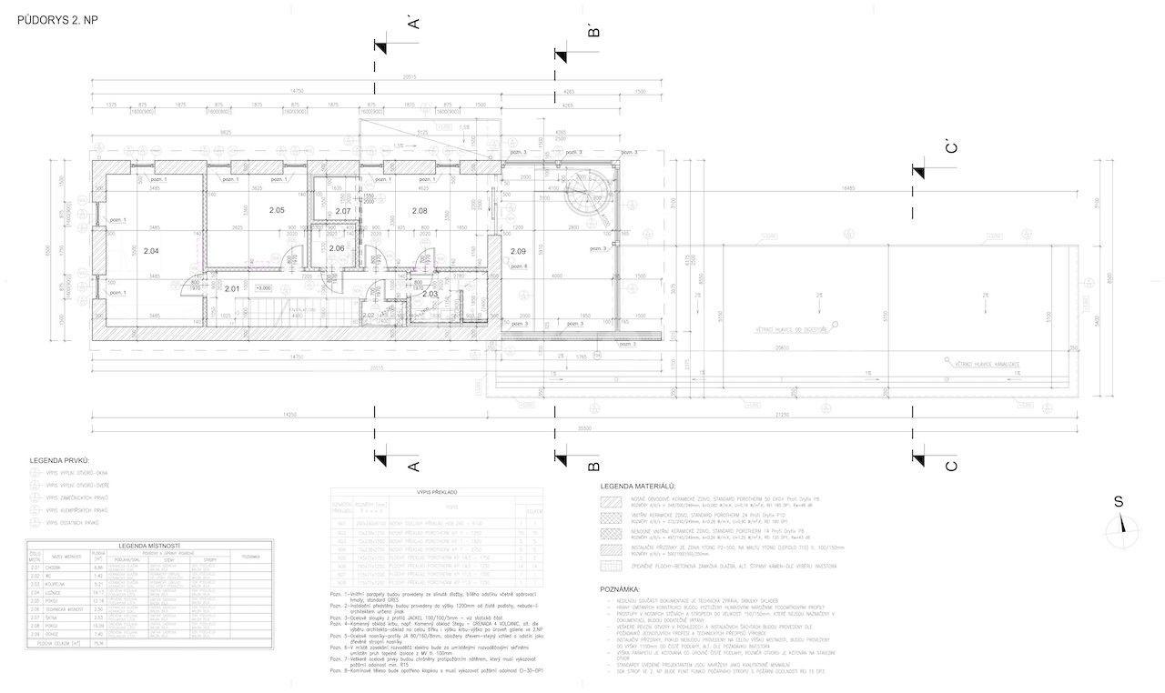 5 bedroom with open-plan kitchen flat to rent, 240 m², Černěves, Černěves, Ústecký Region