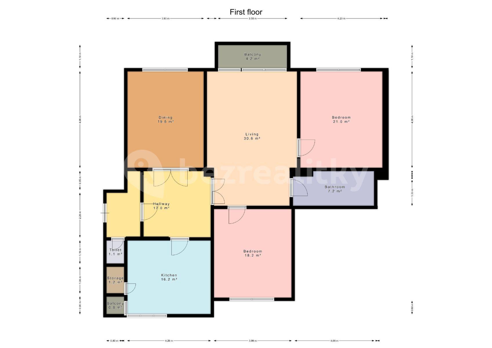 5 bedroom flat for sale, 142 m², Poděbradovo nám., Prostějov, Olomoucký Region