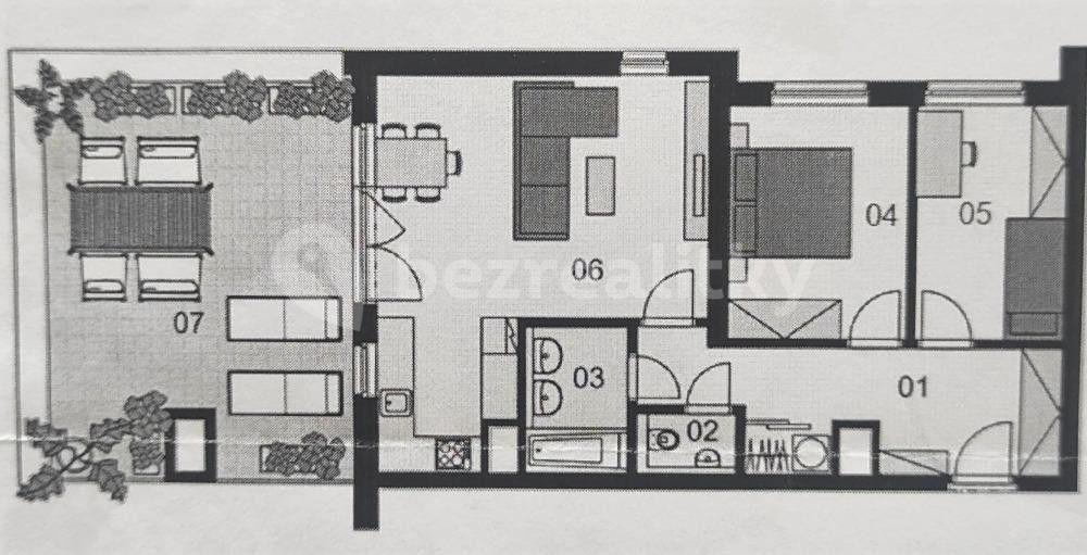 2 bedroom with open-plan kitchen flat for sale, 106 m², Miloše Havla, Prague, Prague