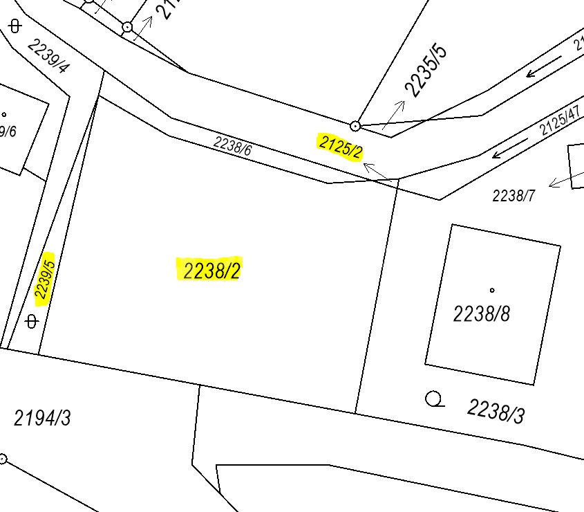 plot for sale, 809 m², Třeboň, Jihočeský Region