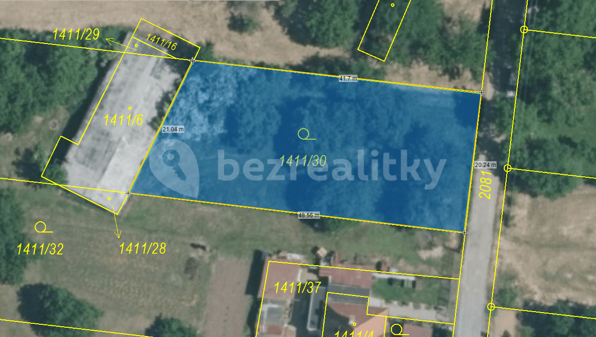 plot for sale, 894 m², Modřice, Jihomoravský Region