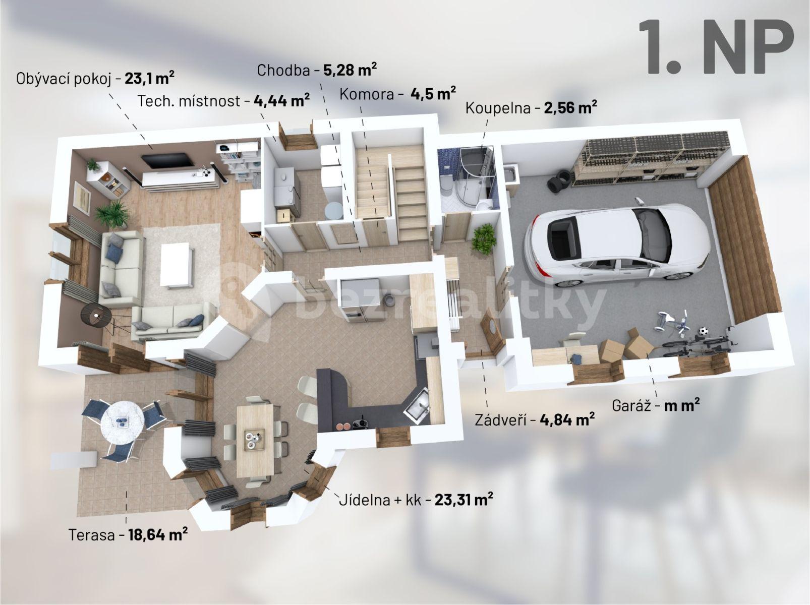 house for sale, 231 m², Na Draškách, Dobřejovice, Středočeský Region