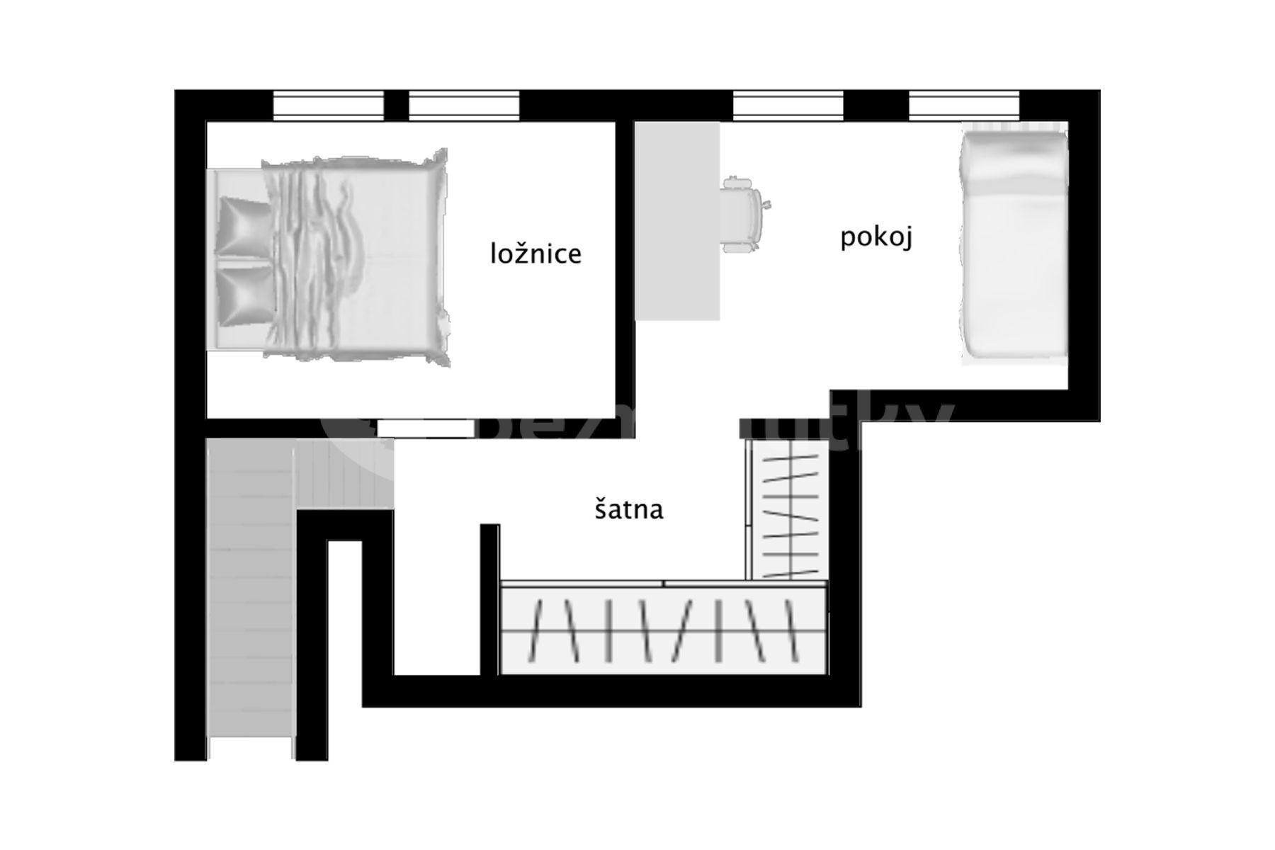 2 bedroom with open-plan kitchen flat for sale, 98 m², Krokova, Prague, Prague