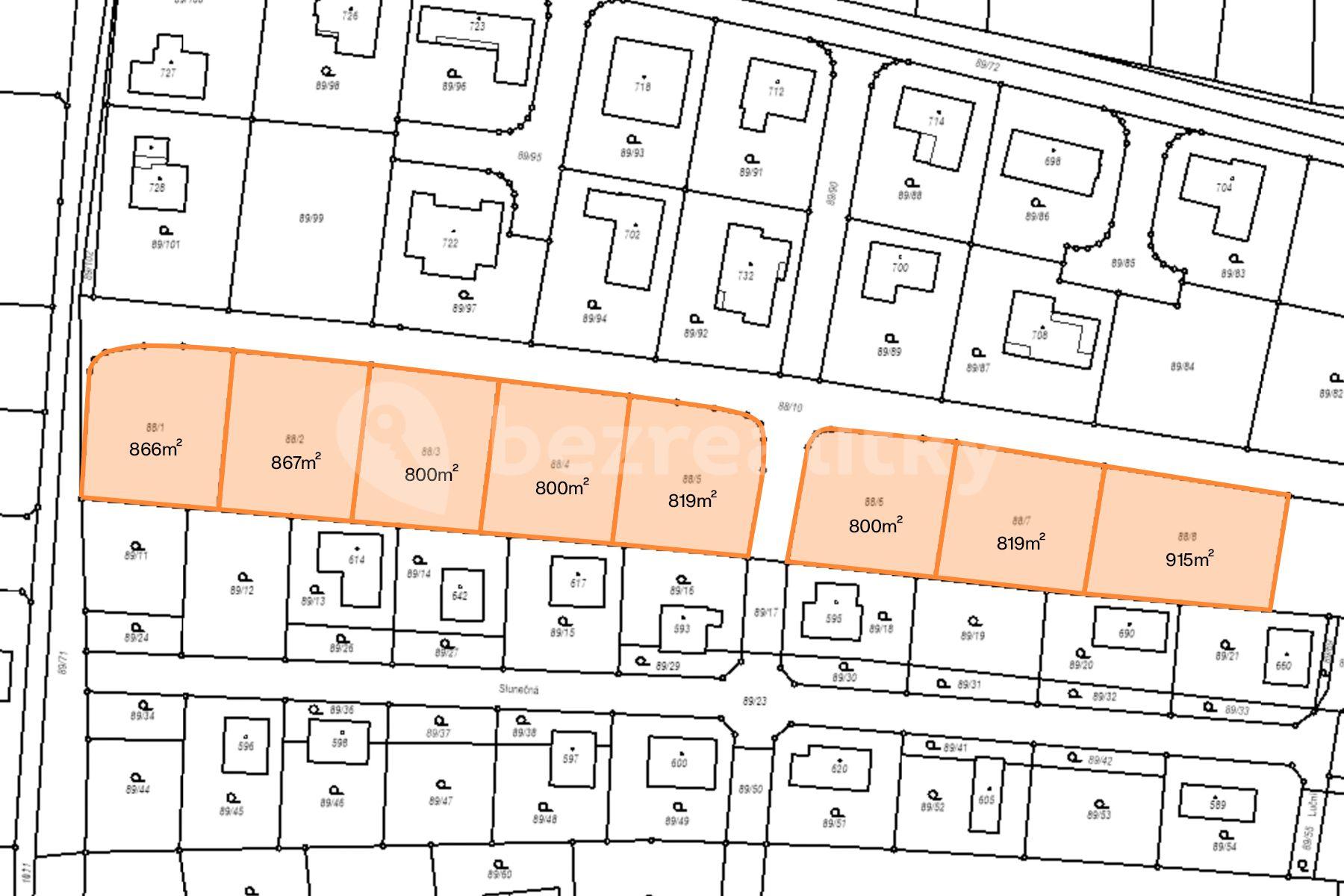 plot for sale, 800 m², Kozojedy, Kozojedy, Středočeský Region