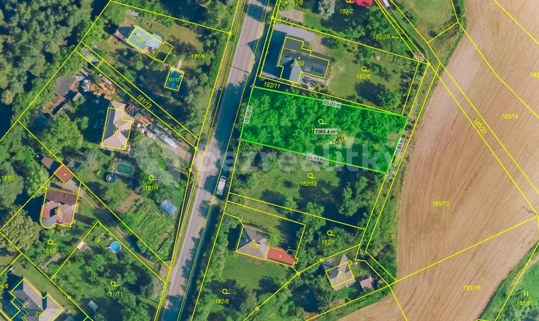 plot for sale, 1,065 m², Skorkov, Středočeský Region