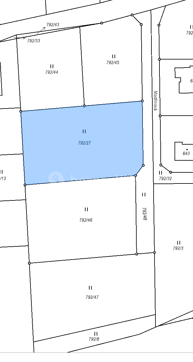 plot for sale, 1,876 m², Modřínová, Svinaře, Středočeský Region