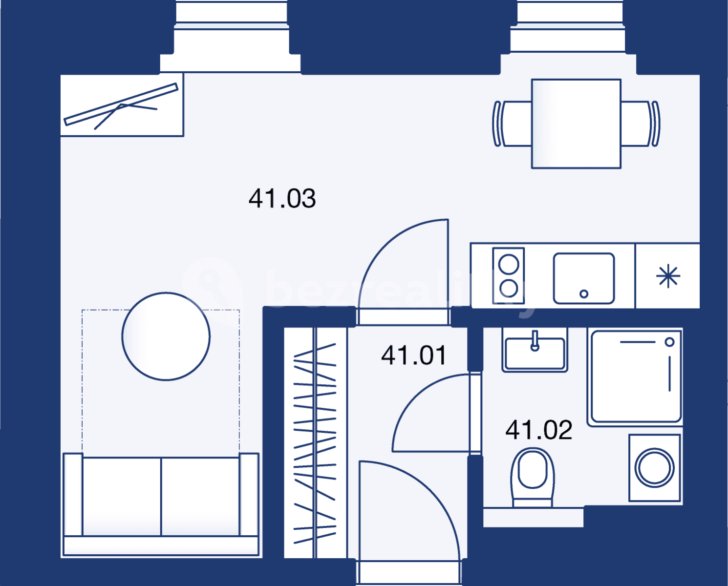 Studio flat to rent, 27 m², náměstí Dr. Václava Holého, Prague, Prague