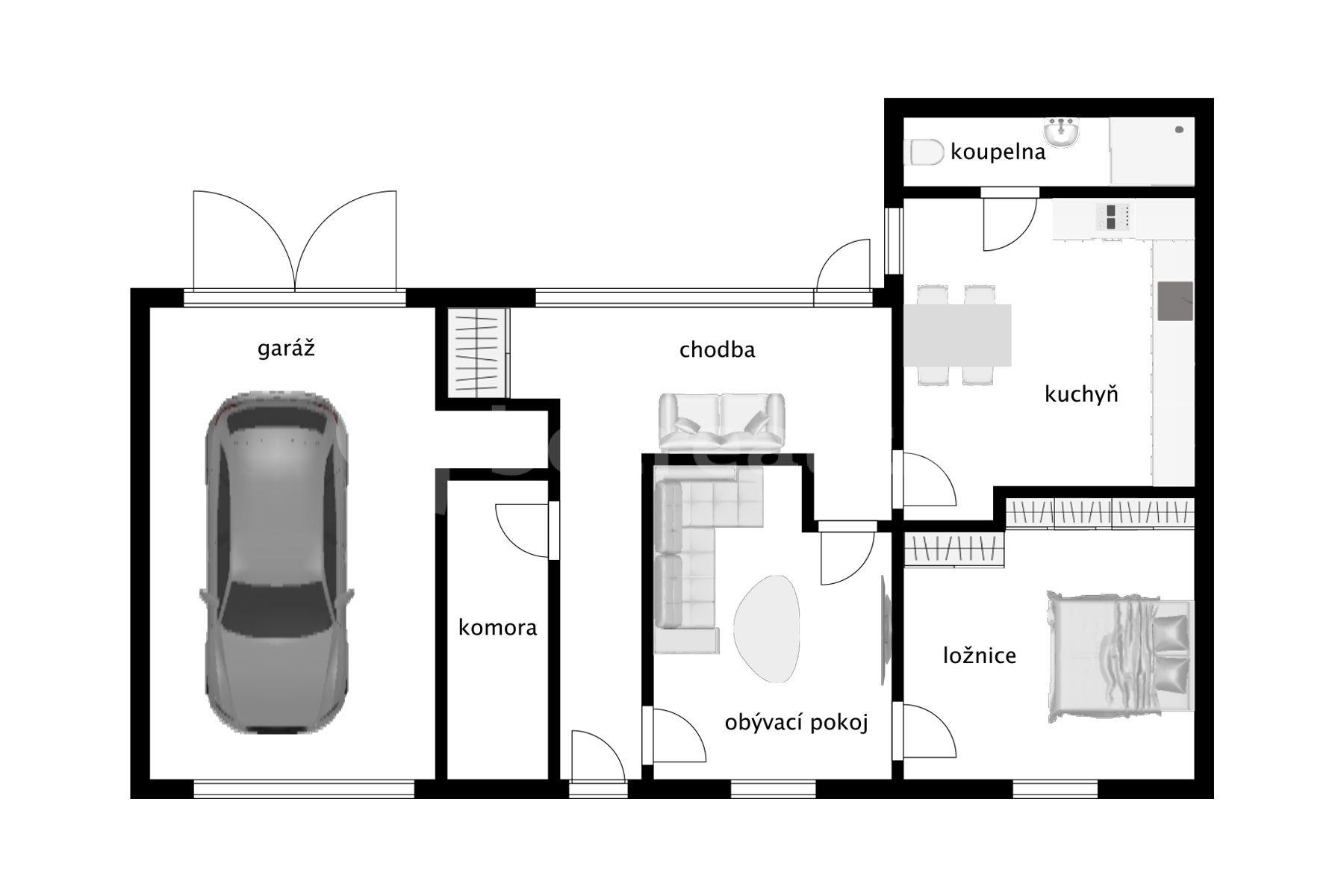 house for sale, 100 m², Pěnčín, Pěnčín, Olomoucký Region