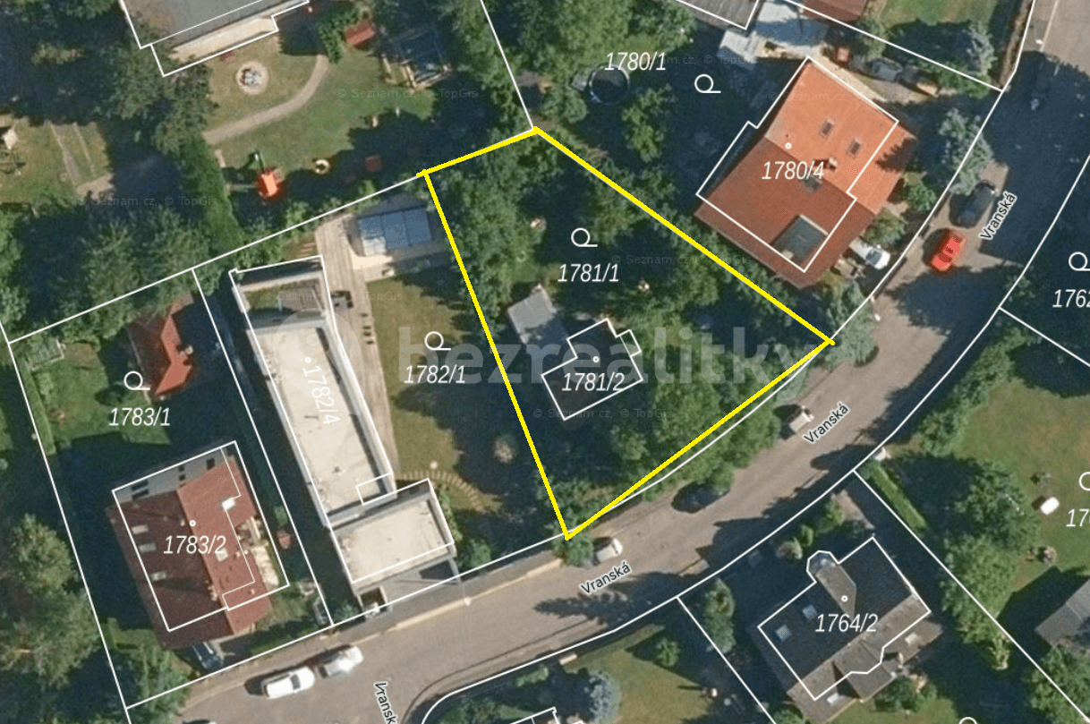 plot for sale, 688 m², Vranská, Prague, Prague