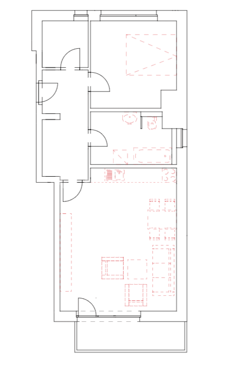 1 bedroom with open-plan kitchen flat for sale, 70 m², Hlavní, Sulice, Středočeský Region