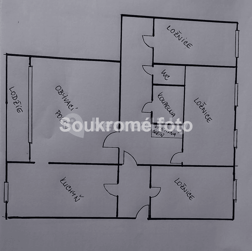 4 bedroom flat for sale, 84 m², Žežická, Ústí nad Labem, Ústecký Region