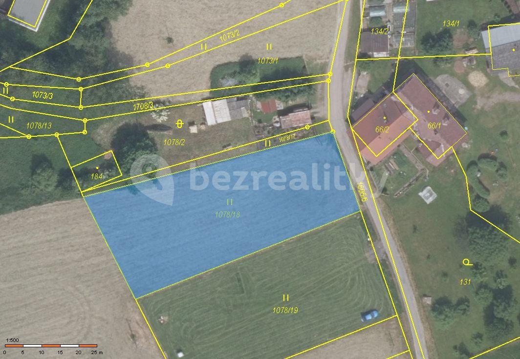 plot for sale, 1,800 m², Brniště, Liberecký Region