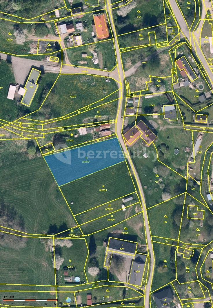 plot for sale, 1,800 m², Brniště, Liberecký Region