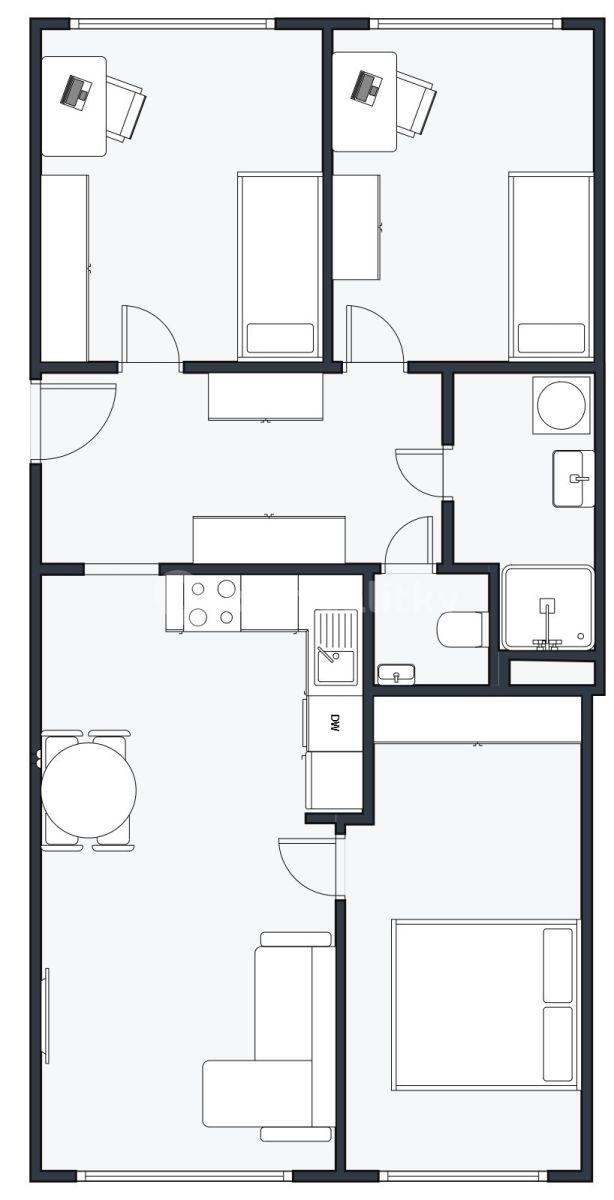 3 bedroom with open-plan kitchen flat for sale, 72 m², Ctěnická, Prague, Prague