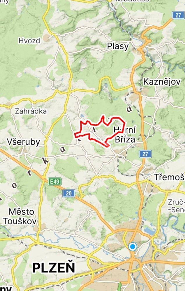 plot for sale, 1,080 m², Trnová, Plzeňský Region