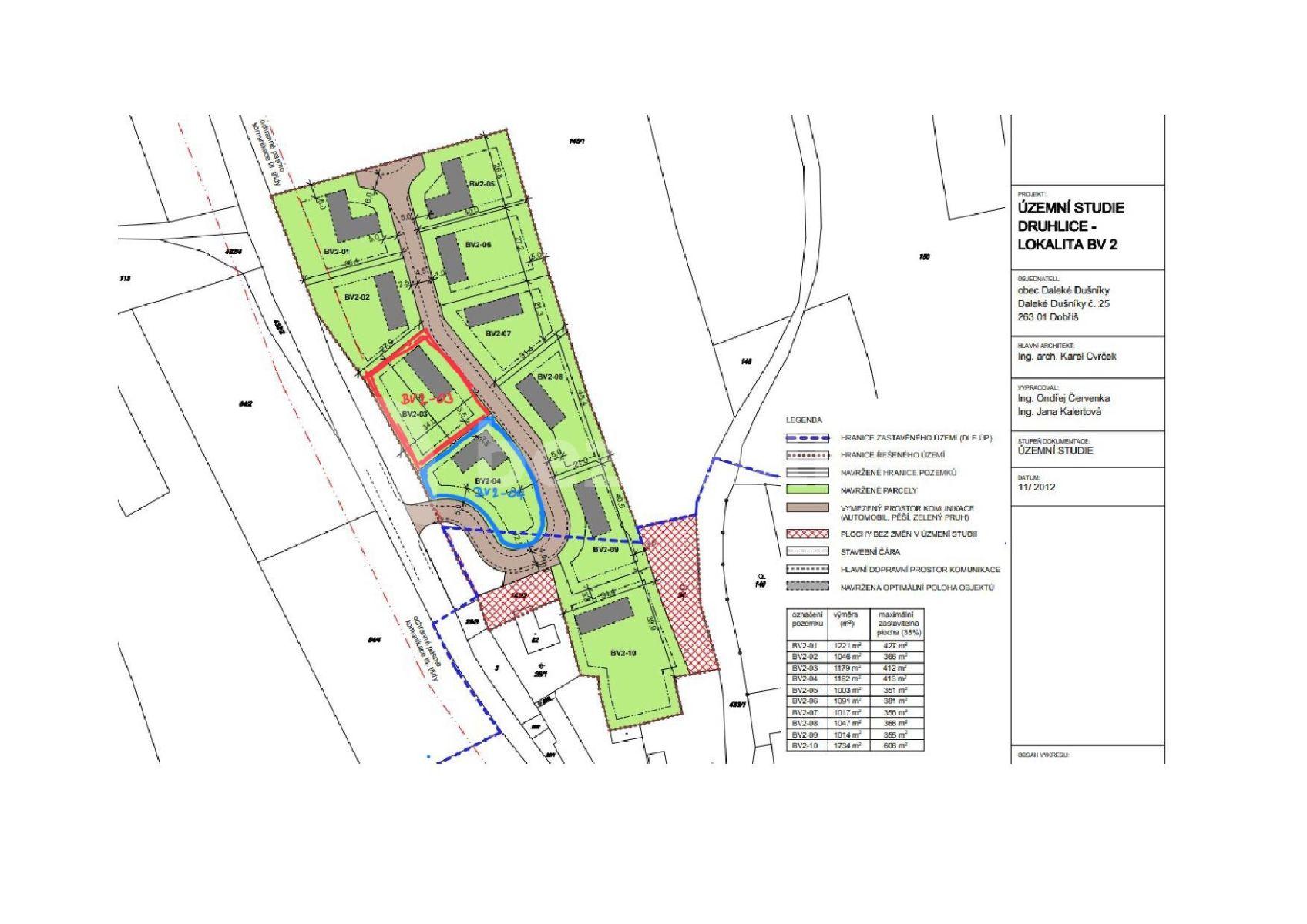 plot for sale, 1,183 m², Daleké Dušníky, Středočeský Region