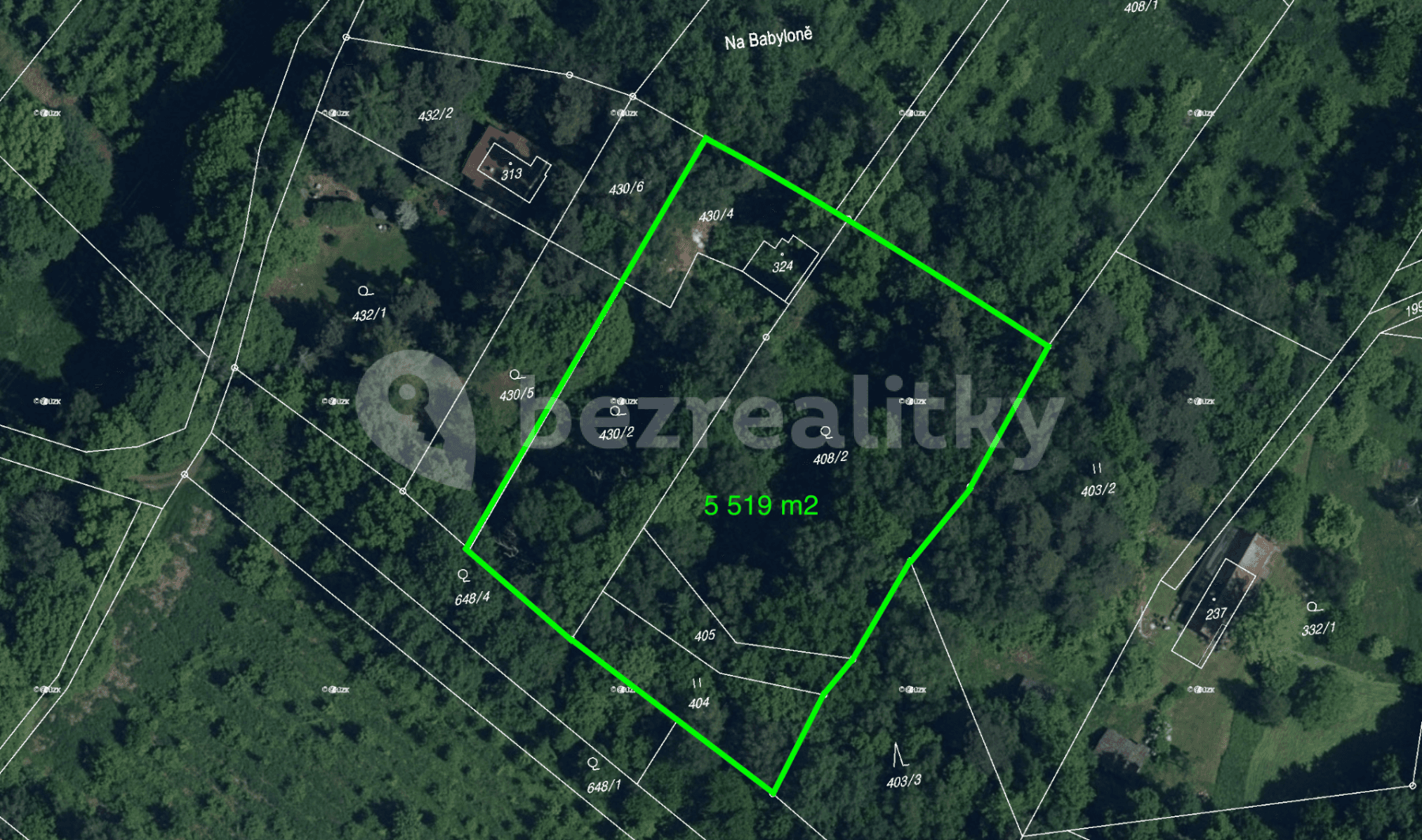 plot for sale, 5,519 m², Hrubá Skála, Liberecký Region