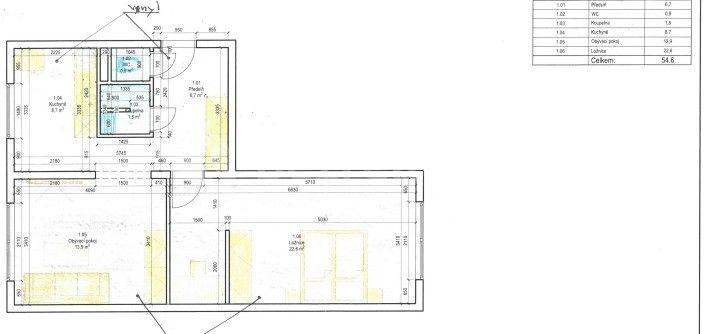 2 bedroom flat to rent, 54 m², Šantrochova, Prague, Prague