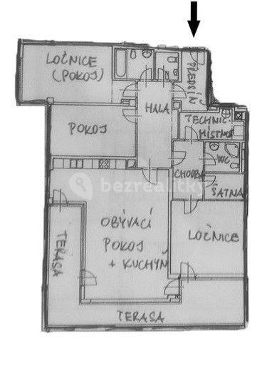 3 bedroom with open-plan kitchen flat for sale, 191 m², Klausova, Prague, Prague