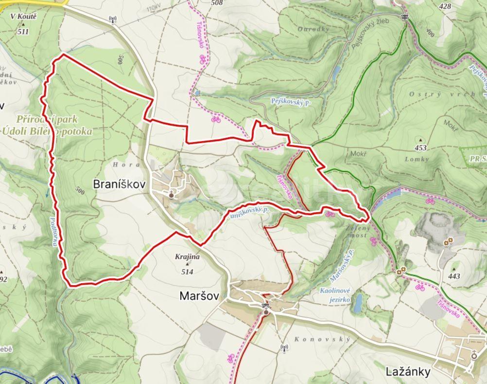 plot for sale, 274 m², Braníškov, Jihomoravský Region