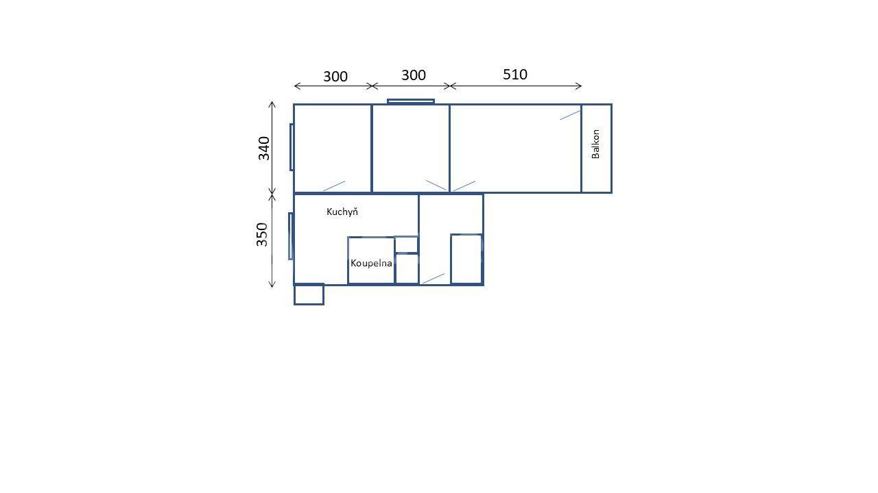 3 bedroom flat to rent, 65 m², Řídkého, Liberec, Liberecký Region