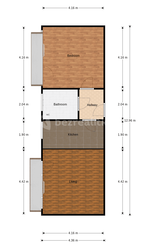 1 bedroom with open-plan kitchen flat to rent, 52 m², Vřesová, Prague, Prague