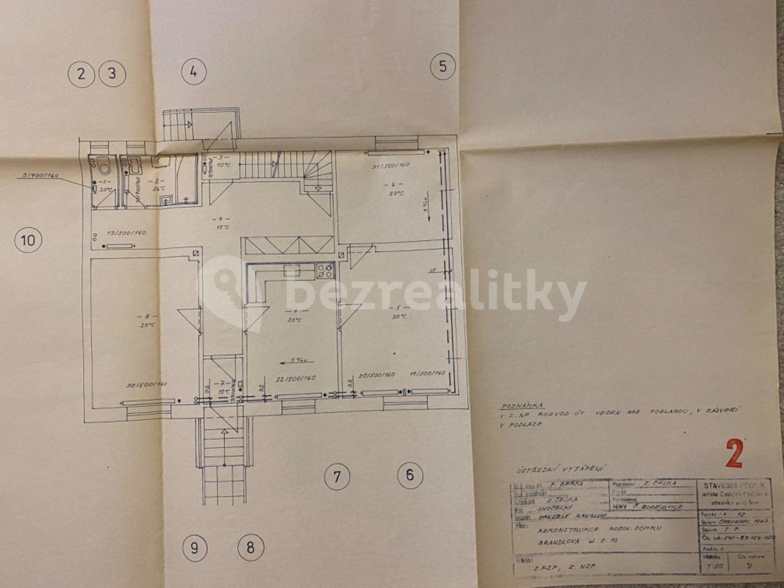 house for sale, 126 m², Brandlova, České Budějovice, Jihočeský Region