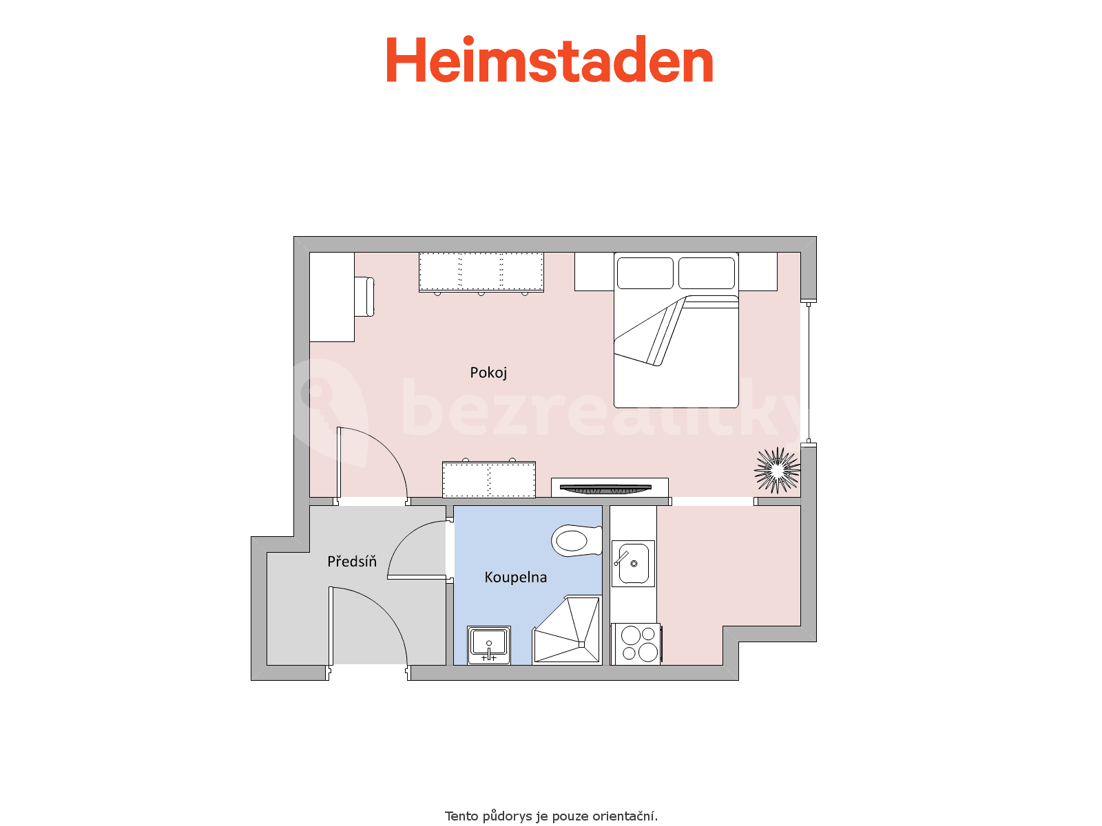 Studio flat to rent, 20 m², Moskevská, Havířov, Moravskoslezský Region