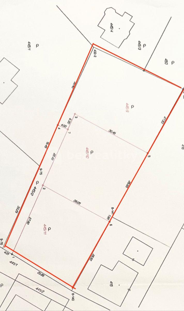 plot for sale, 836 m², Palkovice, Moravskoslezský Region