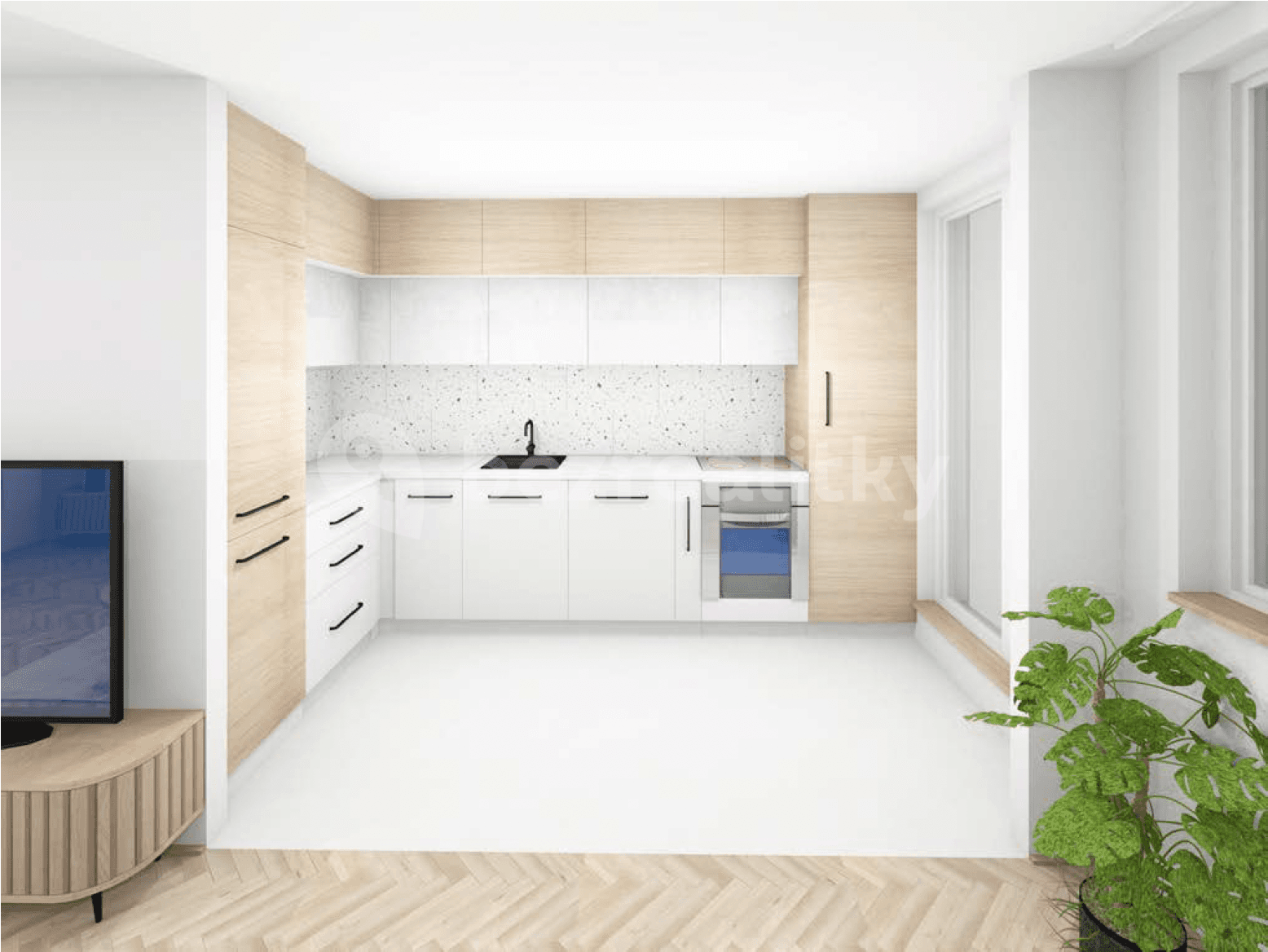 2 bedroom with open-plan kitchen flat for sale, 84 m², Bulharská, Prague, Prague