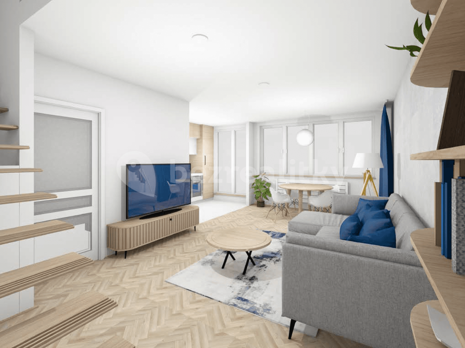 2 bedroom with open-plan kitchen flat for sale, 84 m², Bulharská, Prague, Prague