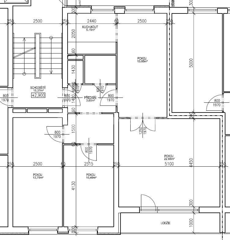 3 bedroom with open-plan kitchen flat to rent, 75 m², Bělčická, Prague, Prague