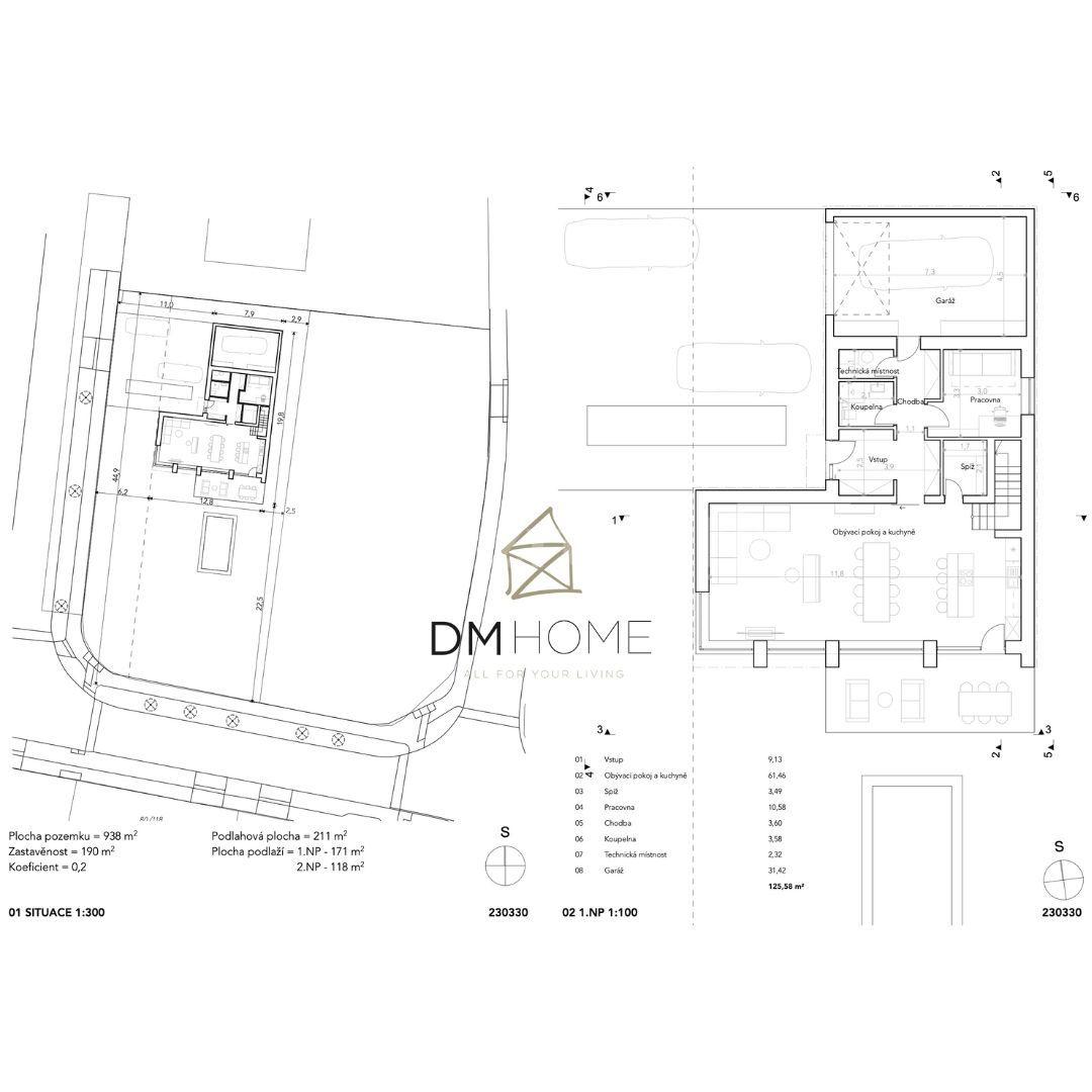 house for sale, 219 m², V Hlinišťatech, Vysoký Újezd, Středočeský Region