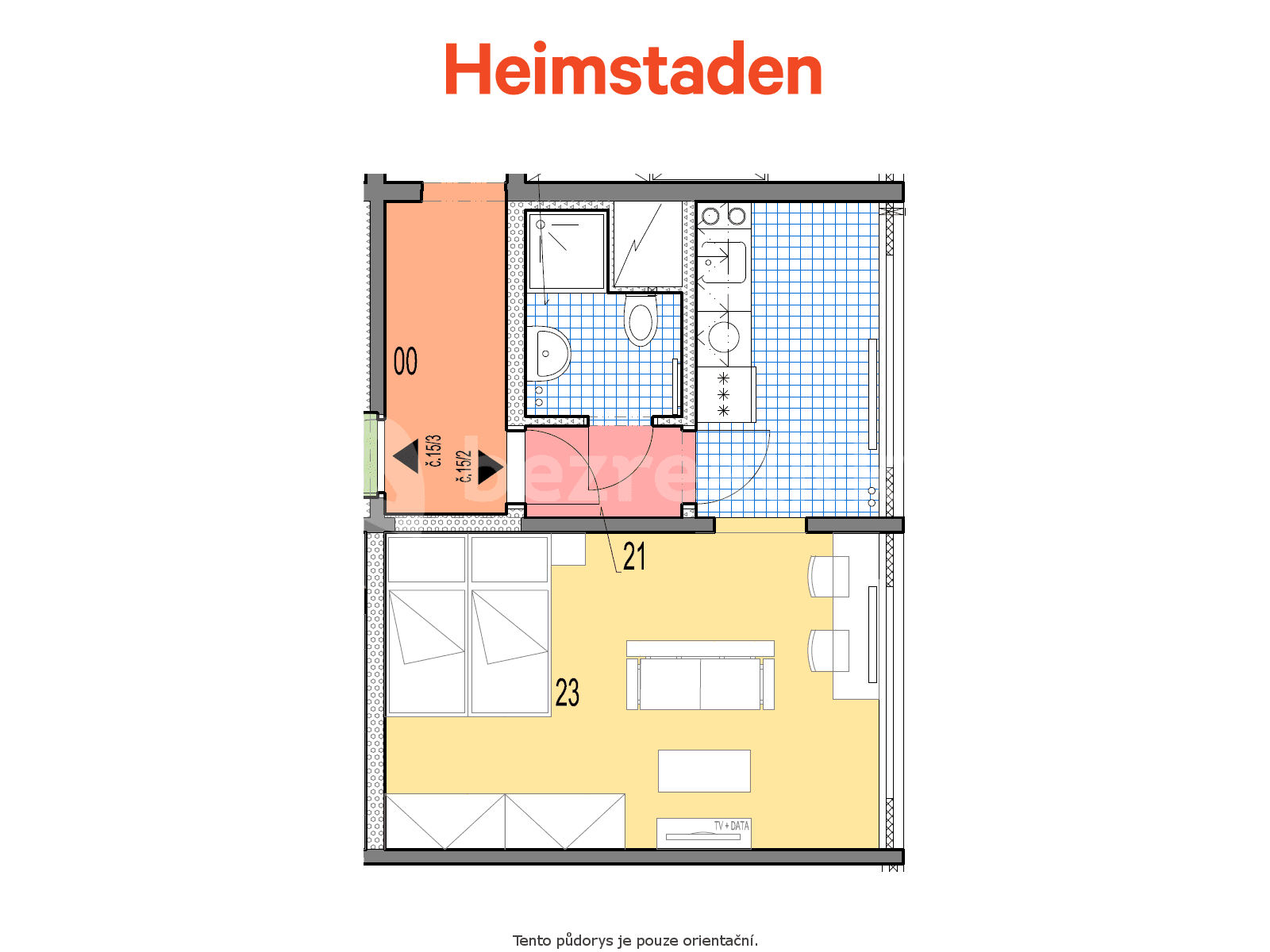 Studio flat to rent, 35 m², Slovenská, Karviná, Moravskoslezský Region