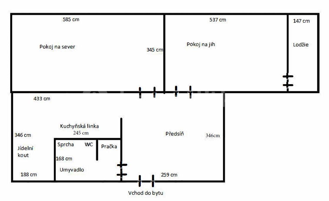 2 bedroom flat to rent, 68 m², Elišky Krásnohorské, Plzeň, Plzeňský Region