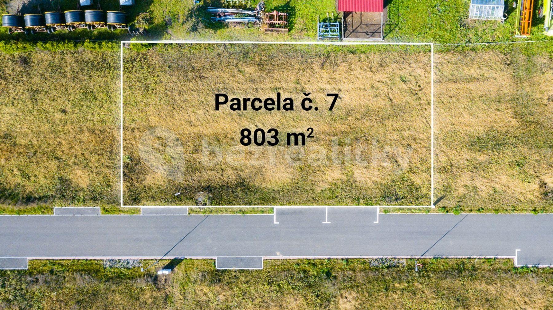 plot for sale, 803 m², Nedomice, Středočeský Region