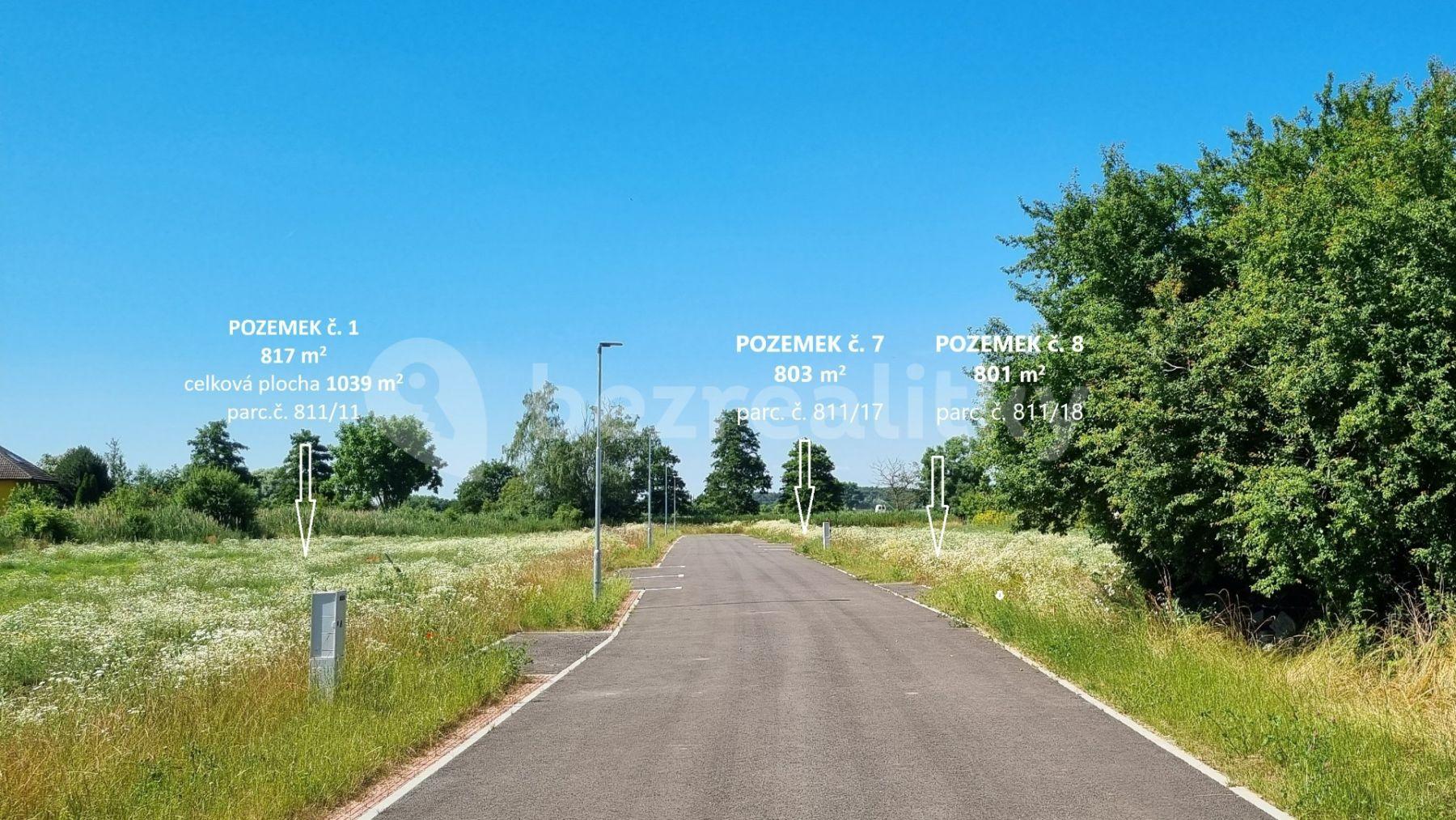 plot for sale, 803 m², Nedomice, Středočeský Region