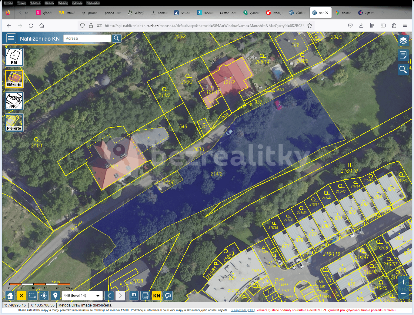 plot for sale, 2,358 m², U Školy, Statenice, Středočeský Region