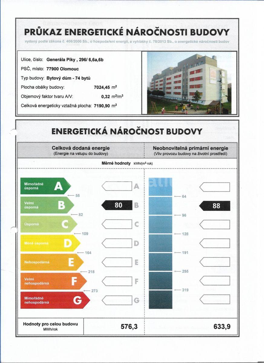 2 bedroom with open-plan kitchen flat for sale, 88 m², gen. Píky, Olomouc, Olomoucký Region