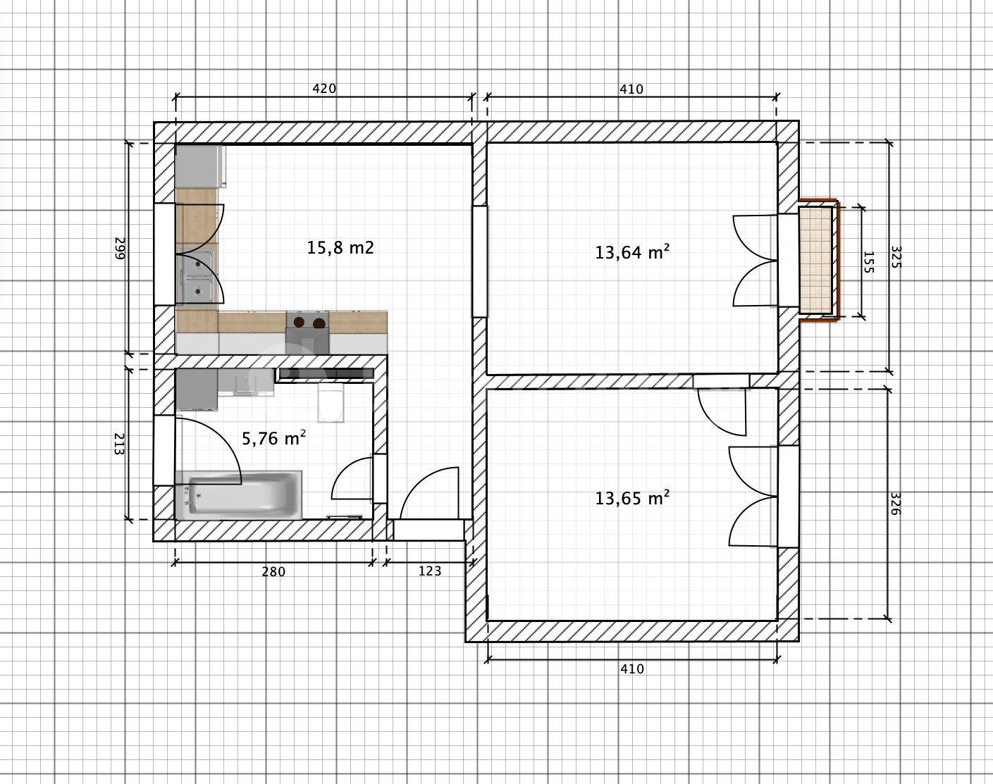 2 bedroom flat for sale, 48 m², Šponarova, Ostrava, Moravskoslezský Region