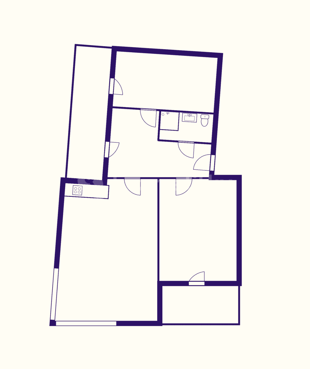 2 bedroom with open-plan kitchen flat to rent, 68 m², Kotkova, Plzeň, Plzeňský Region