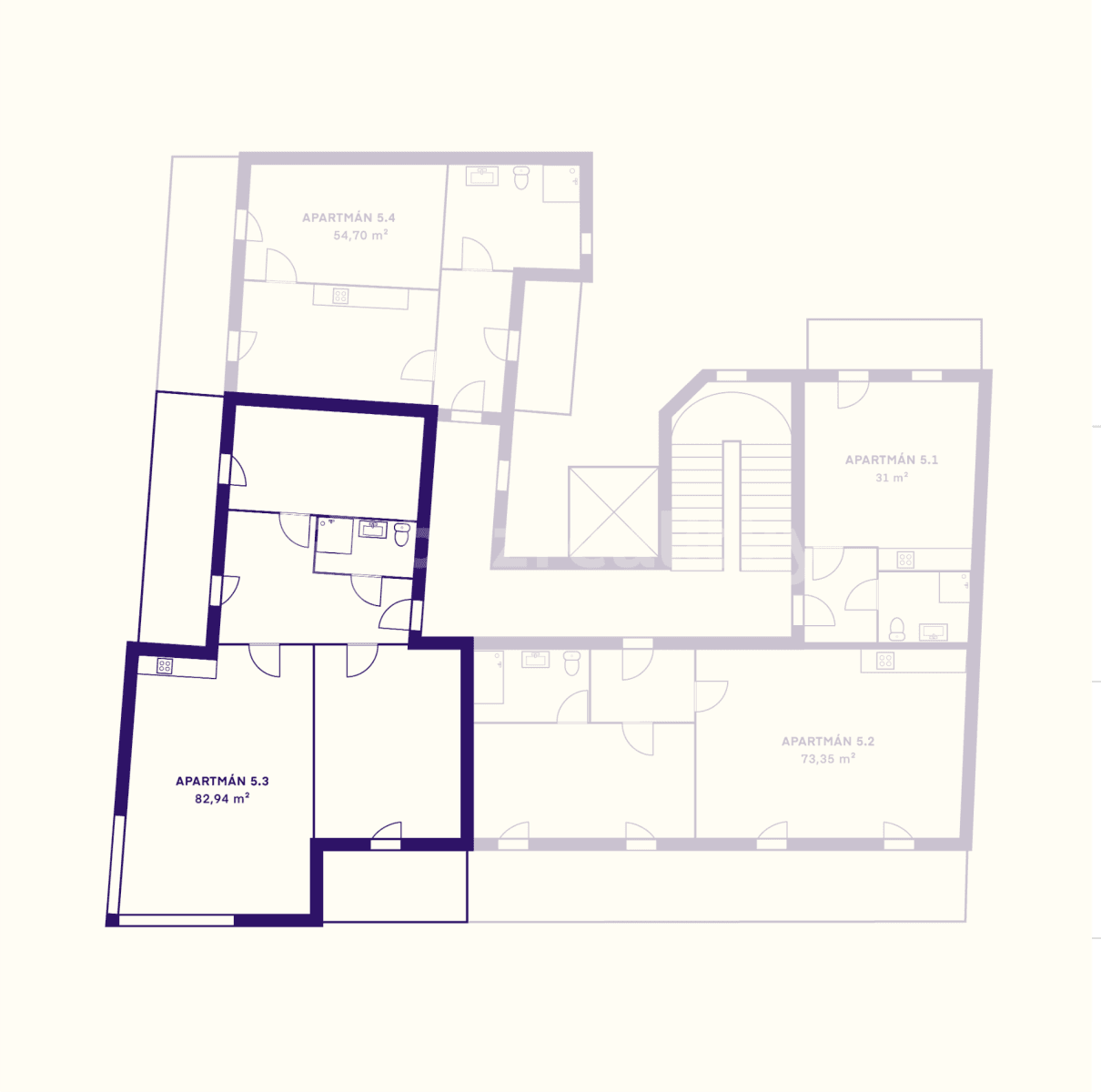 2 bedroom with open-plan kitchen flat to rent, 68 m², Kotkova, Plzeň, Plzeňský Region