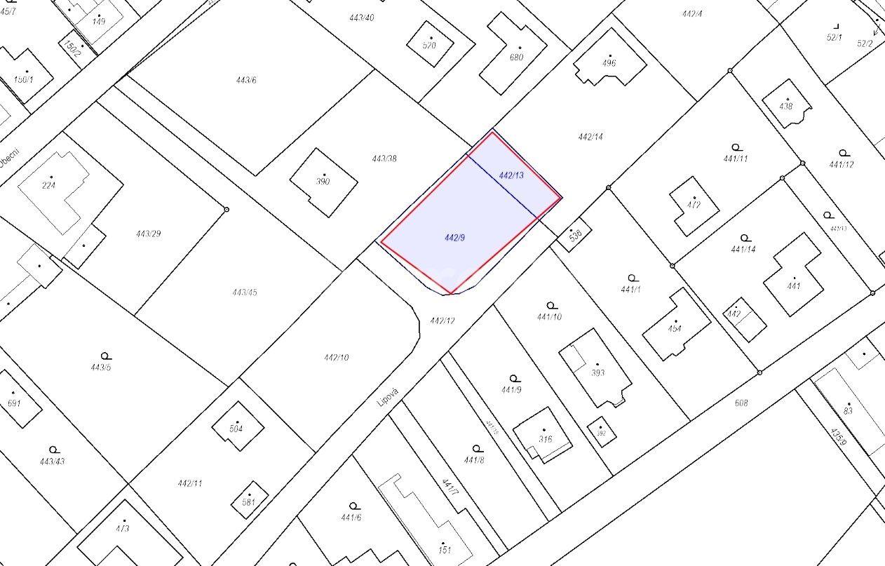 plot for sale, 900 m², Tišice, Středočeský Region