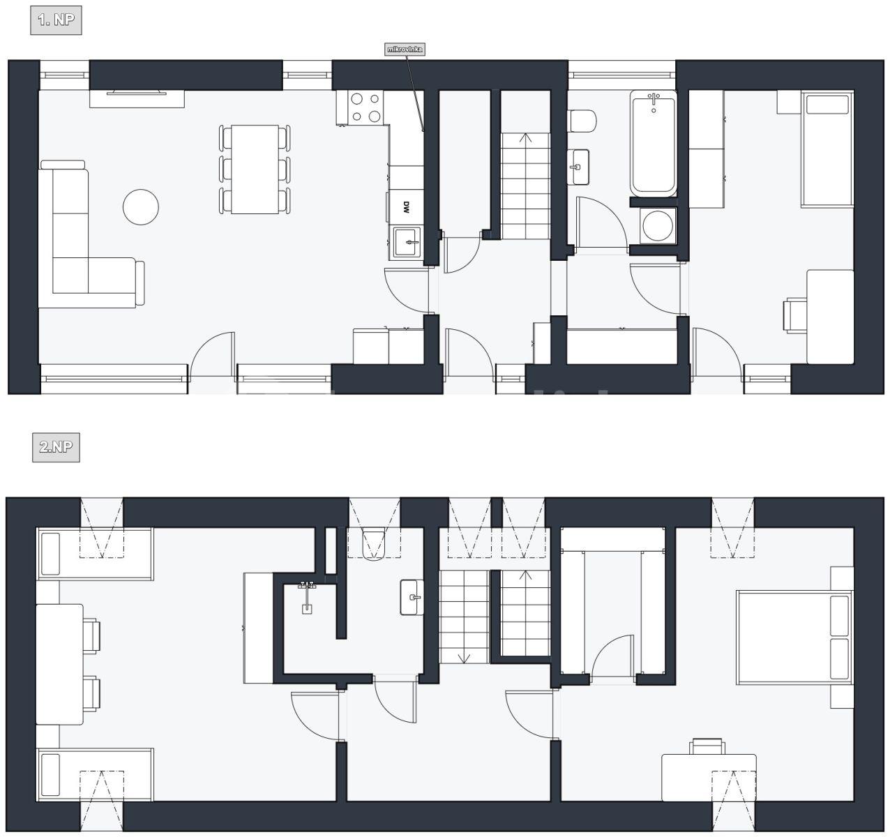 house for sale, 127 m², Lidická, Pavlov, Středočeský Region