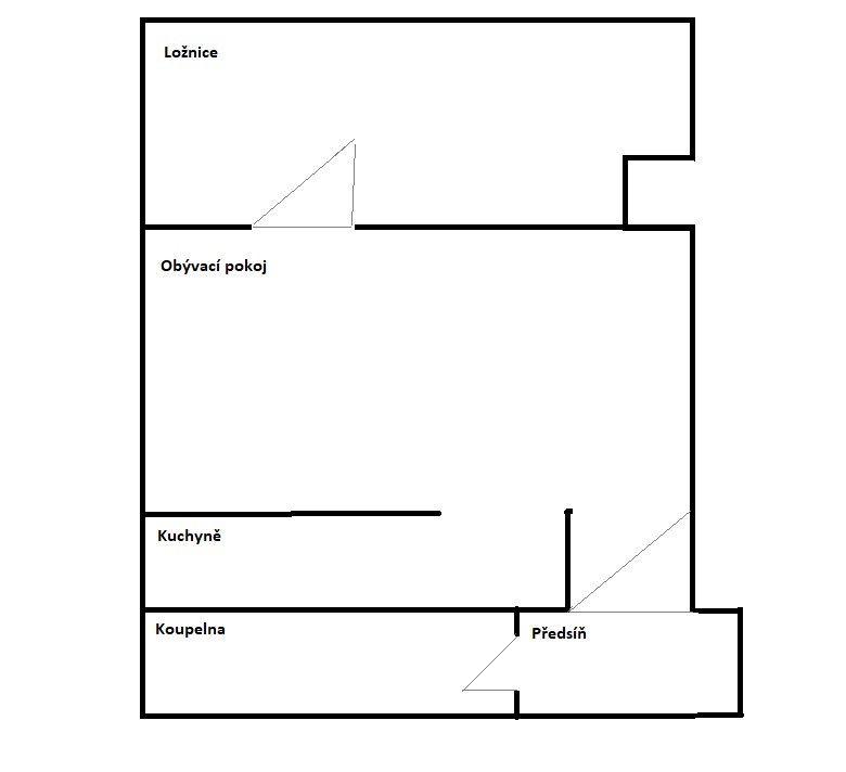 1 bedroom flat for sale, 40 m², Humpolecká, Prague, Prague