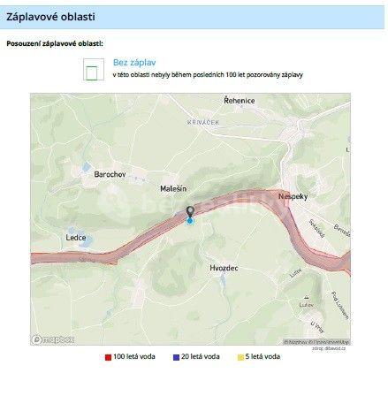 plot for sale, 1,697 m², Vrabčí brod, Poříčí nad Sázavou, Středočeský Region