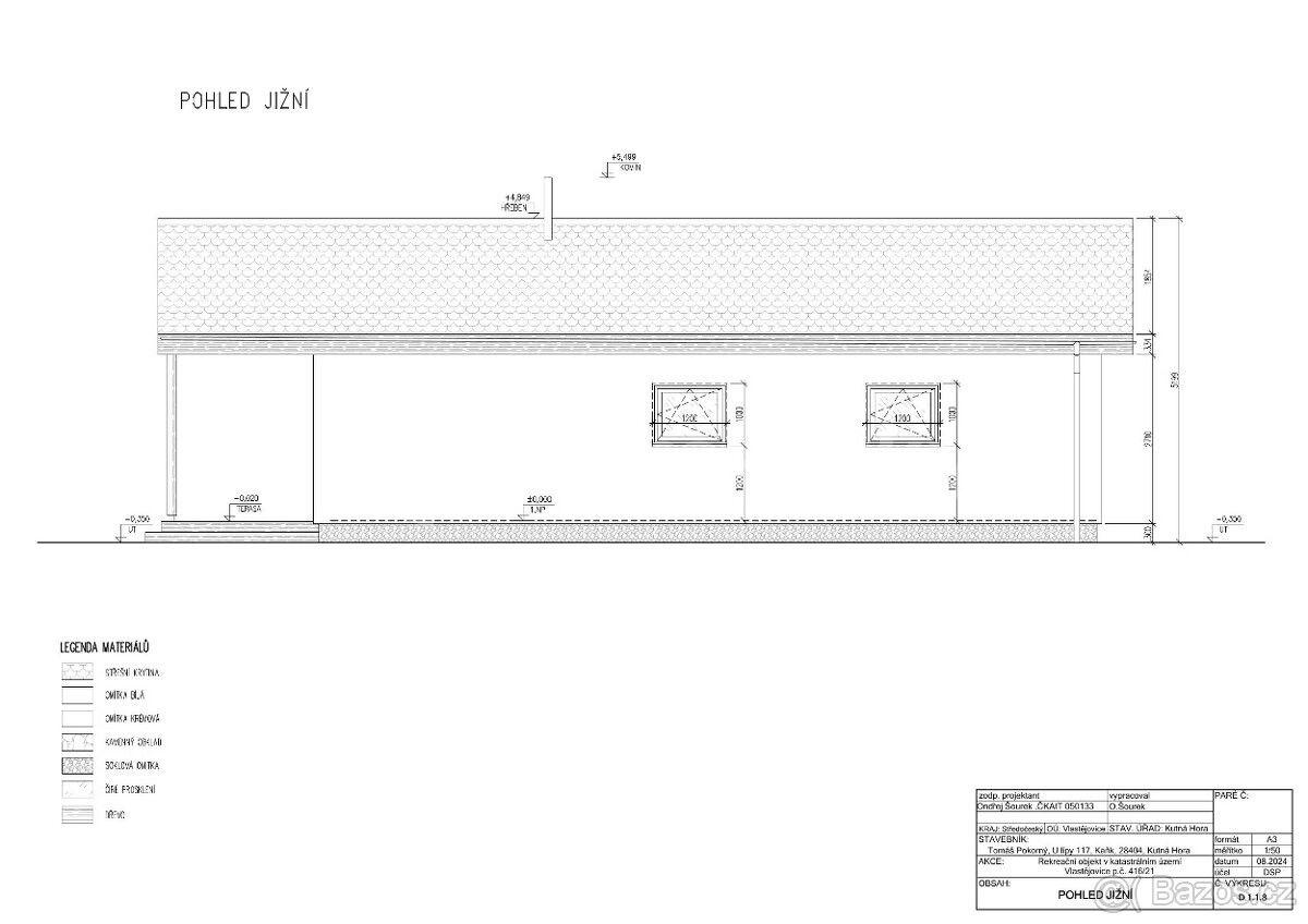 plot for sale, 474 m², Vlastějovice, Středočeský Region