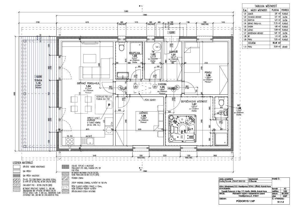 plot for sale, 474 m², Vlastějovice, Středočeský Region