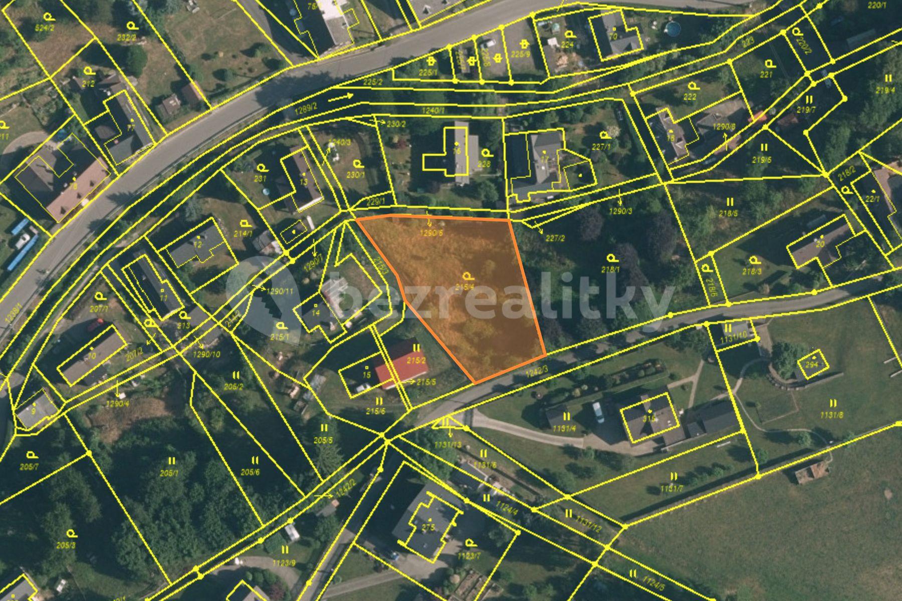 plot for sale, 1,157 m², Kryštofovo Údolí, Kryštofovo Údolí, Liberecký Region